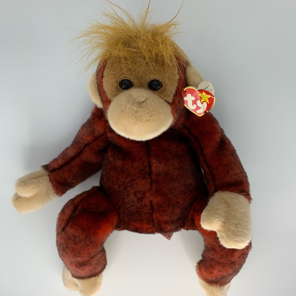 TY Beanie Buddy Schweetheart Orangutan